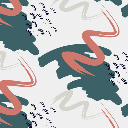 Boho abstract pattern. Hippie style. Watercolor effect vector. Shibori textile effect. Batik fabric effect. Trendy background.のイラスト素材