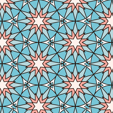 Vector modern colorful geometry pattern. Abstract background decoration. Pillow multicolor bright print. Hipster design. Modern fashion textureのイラスト素材