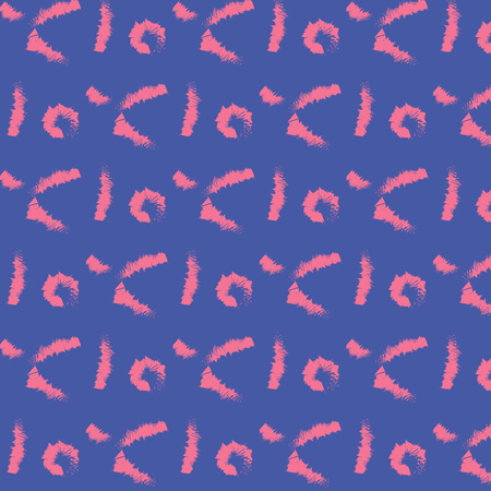 Vector abstract hand drawn brushstroke shapes pattern texture . Simple modern geometric lines dots print in vector Hand drawn hipster stylish pattern .のイラスト素材