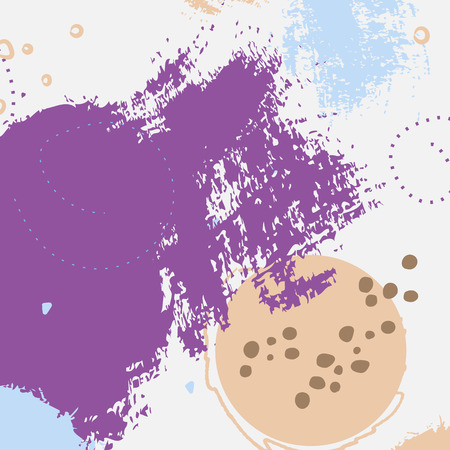Abstract online violet grunge hand drawn decoration.の写真素材