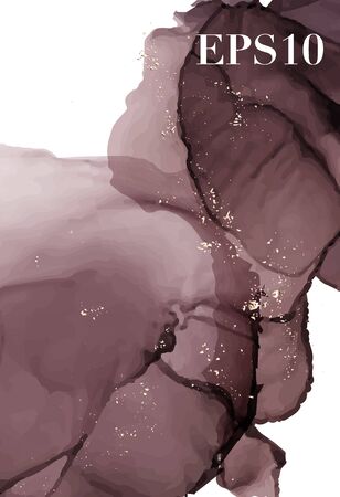 Marble dark violet grey cover background. Liquid flow  vector art. Marble ink texture. Modern design background for wedding, invitation, web, banner, card, pattern, wallpaper vector illustration.のイラスト素材