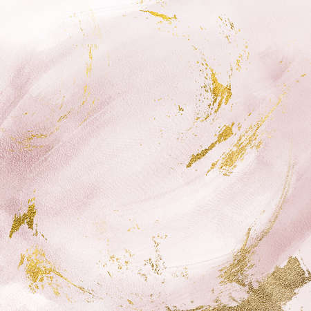Blush pink watercolor background, pastel fluid painting digital paper design cardの写真素材