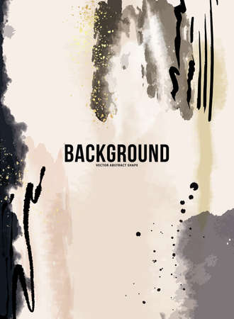 Watercolor Artistic pastel  covers design. Creative fluid minimal backgrounds. Trendy illustartionの写真素材