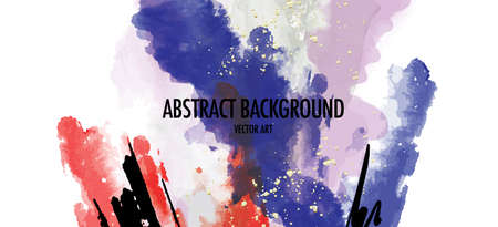 Ink background Artistic covers navy design. Creative alcohol fluid colored texture. Trendy minimal poster, banner. vectorの写真素材