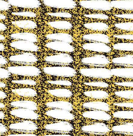 ols scratch seamless pattern modern minimal texture in yellow black white colors, monochrome printのイラスト素材