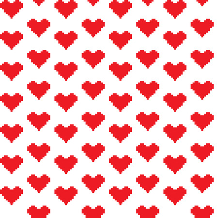 background with hearts for Valentine's Day. Vector illustrationのイラスト素材