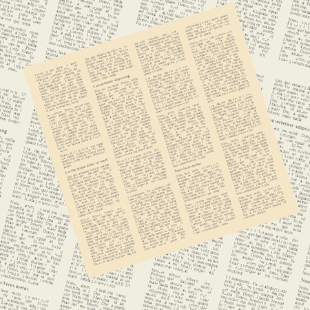 seamless background of pages of vintage newspapers. vector illustrationのイラスト素材