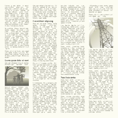 background of pages of vintage newspapers. vector illustrationのイラスト素材