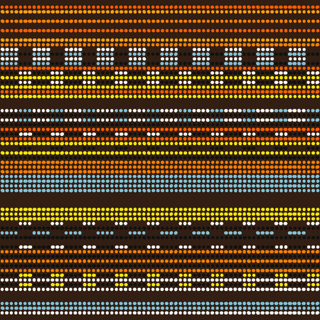 Decorative bright ethnic seamless pattern. illustration.のイラスト素材