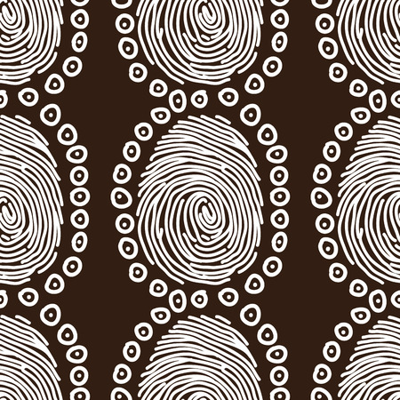 Decorative bright ethnic seamless pattern. illustration.のイラスト素材