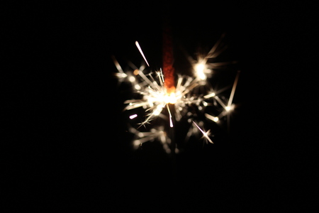 Christmas colorful sparklers holiday background for xmas new yearの写真素材