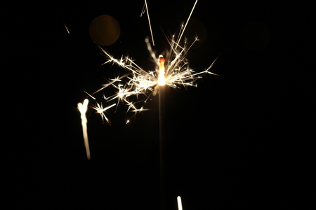 Christmas colorful sparklers holiday background for xmas new yearの写真素材