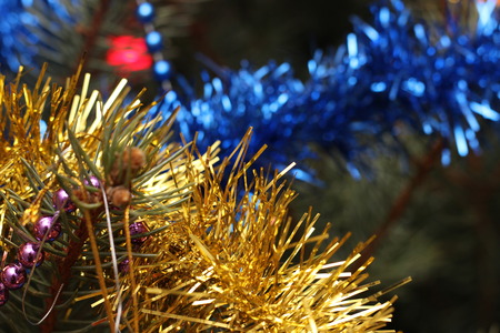 Ornament on the Christmas treeの写真素材