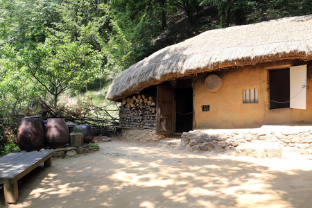 Joseon Korean folk villageのeditorial素材