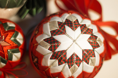 Colorful balls, decoration and Christmas tree decoration.の写真素材