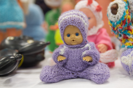 Retro baby dolls from 60-70. 20th century.の写真素材