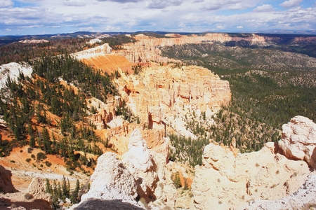 View of the whole Bryce Canyon, Utahの写真素材