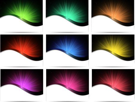 Abstract wavy background Vector design のイラスト素材