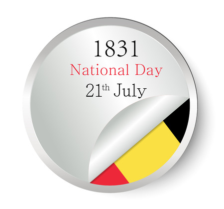 Abstract image of the Belgian flag democracy patriotのイラスト素材