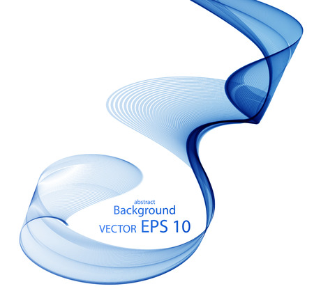 Abstract colorful background with wave, illustration, vectorのイラスト素材