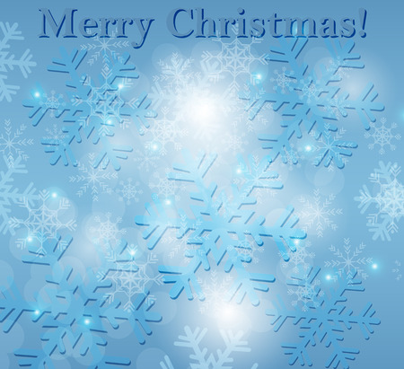 Merry Christmas Landscape. Vector Merry Christmas Happy New Yearのイラスト素材