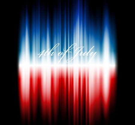 HAPPY INDEPENDENCE DAY vector image of american flagのイラスト素材