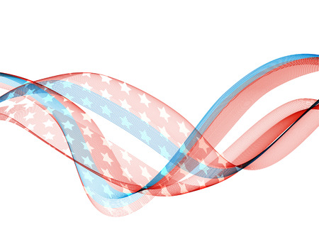 Abstract colorful background with wave, vectorのイラスト素材