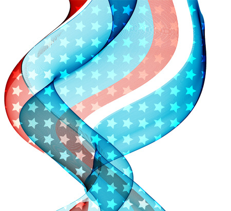 Abstract colorful background with wave, vectorのイラスト素材
