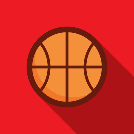 Basketball ball retro poster, sport and recreation conceptのイラスト素材
