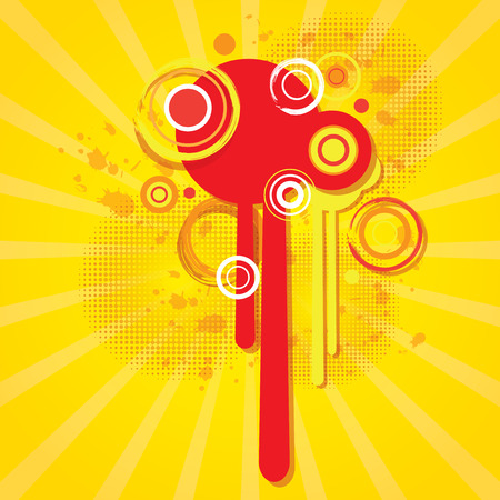 Abstract colorful background with circlesのイラスト素材