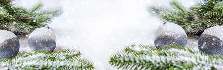 Christmas background. happy New Year. Selective focus Holidayの写真素材