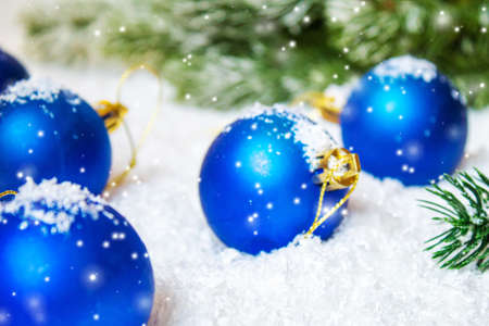 Christmas background. happy New Year. Selective focus holidaysの写真素材