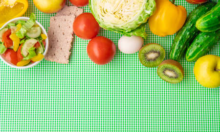 Weekly diet plan. The concept of proper nutrition. Selective focus. nature.の写真素材