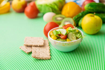 Weekly diet plan. The concept of proper nutrition. Selective focus. nature.の写真素材