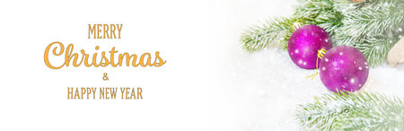 Christmas background. happy NewYear Selective focusholidaysの写真素材