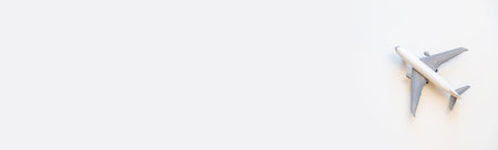 airplane isolate on a white background. Selective focus.objektの写真素材