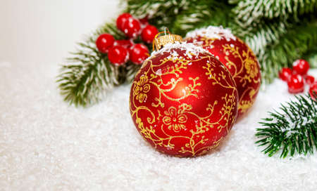 Christmas background. happy New Year. Selective focusholidayaの写真素材