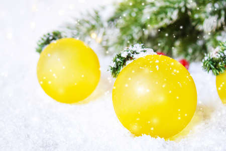 Christmas background. happy New Year. Selective focus holidaysの写真素材