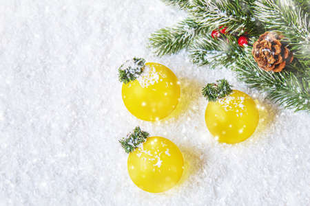Christmas background. happy New Year. Selective focus holidaysの写真素材