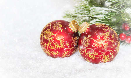 Christmas background. happy New Year. Selective focus holidaysの写真素材