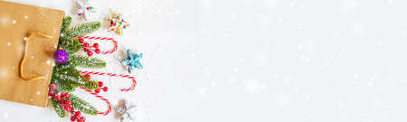 buying New Year and Christmas gifts.selectiv focus.holidaysの写真素材