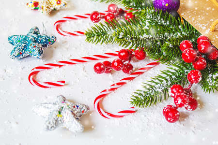buying New Year and Christmas gifts.selectiv focus.holidaysの写真素材