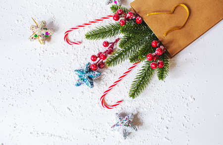 buying New Year and Christmas gifts.selectiv focus.holidaysの写真素材