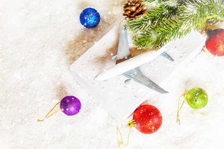 buying New Year and Christmas gifts.selectiv focus.holidaysの写真素材