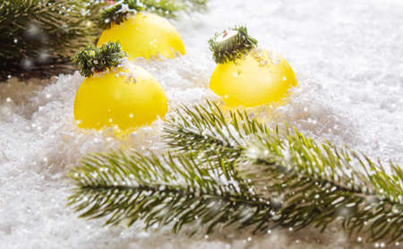 Merry Christmas and Happy New Year, Holidays greeting card background. Selective focus.holidaysの写真素材