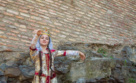 Georgia Tbilisi Georgian national dances. selective focus. Peopleの写真素材