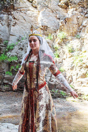 Georgia Tbilisi Georgian national dances. selective focus. Peopleの写真素材