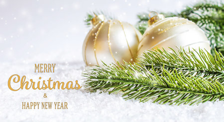 Christmas background. happy New Year. Selective focus Holidayの写真素材