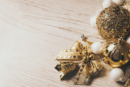 Photo background of happy new year 2019 on white woodの写真素材