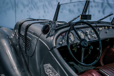 Munich / Germany - May, 24 2019: BMW 328 classic German 1930s sport roadster in BMW Museum / BMW Weltのeditorial素材